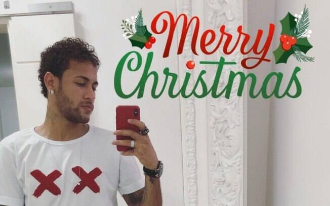 Neymar manda mensagem de feliz Natal