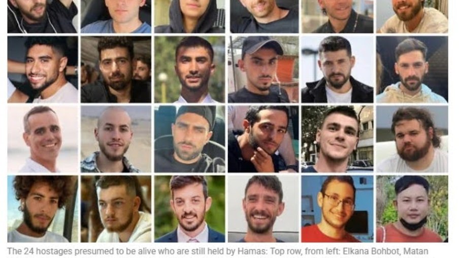 Os reféns do Hamas