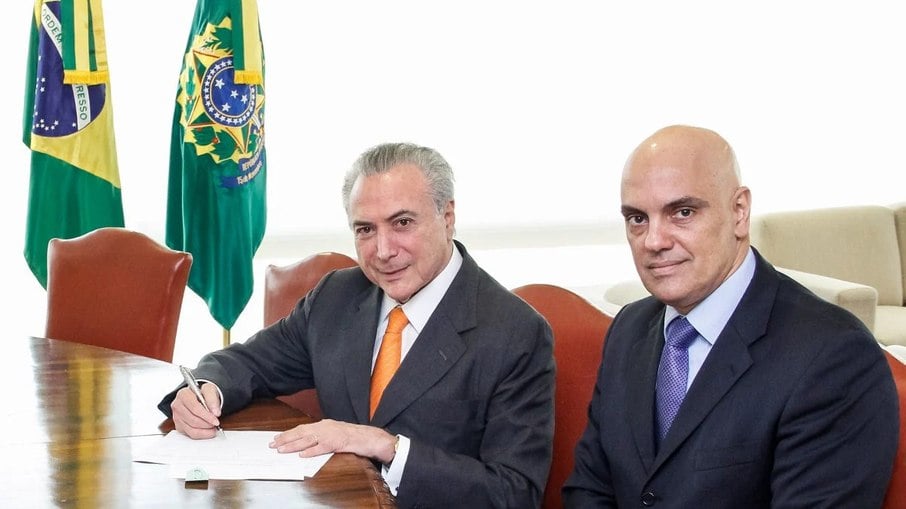 Moraes foi ministro do governo Temer