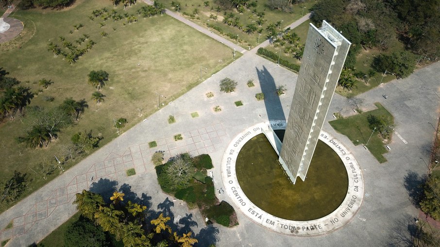 Praça do Relógio na Universidade de São Paulo (USP)