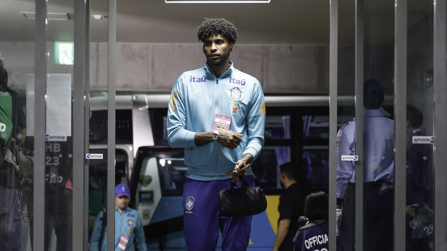 Hugo Souza estreou pela Seleção nesta terça-feira (14) Hugo Souza estreou pela Seleção nesta terça-feira (14)