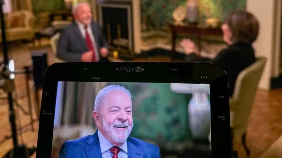 Lula durante entrevista à CNN Internacional