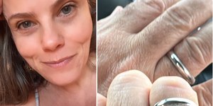 Maria Cândida fica noiva de homem que se apaixonou por ela há 40 anos