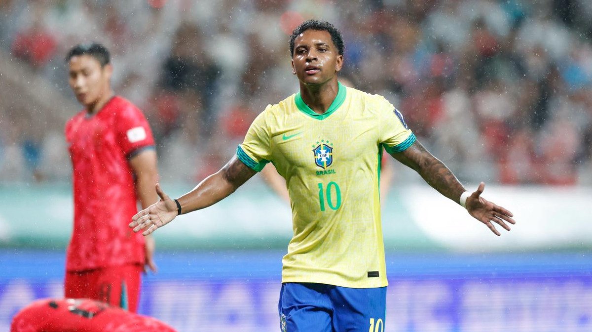 Rodrygo trata amistoso como "final de Copa" e marca dois gols