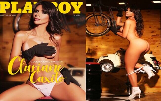Clariane Caxito abusou do charme e sensualidade em ensaio para a revista digital Playboy Brasil