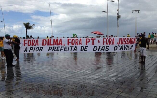 protestos fora dilma 12 de abril bahia. Foto: iG Bahia