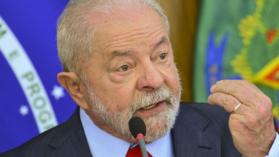Presidente Luiz Inácio Lula da Silva (PT) durante café da manhã com jornalistas setoristas, no Palácio do Planalto