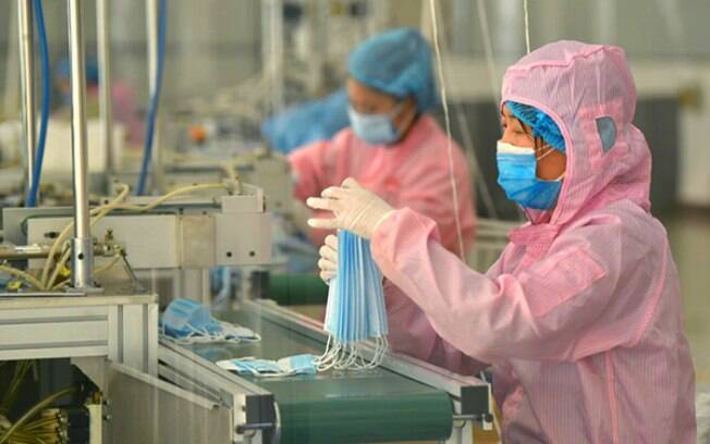 Surto de Coronavírus fez produção de máscaras na China aumentar