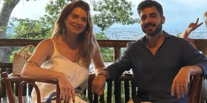 Letícia Spiller posta clique romântico ao lado de Franclim Mendes