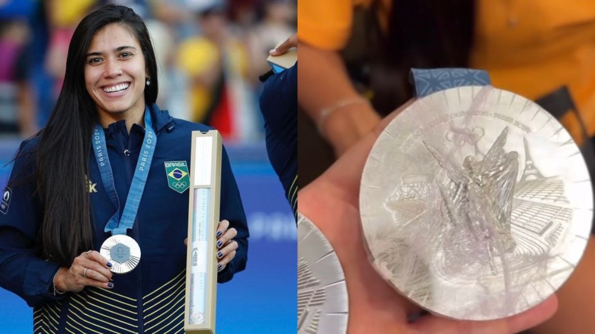 Antonia conquistou a medalha de prata em Paris 2024