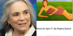 Regina Duarte anuncia venda de quadros por até R$ 25 mil