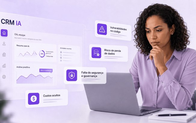 Riscos de criar CRM com IA geram alerta nas empresas