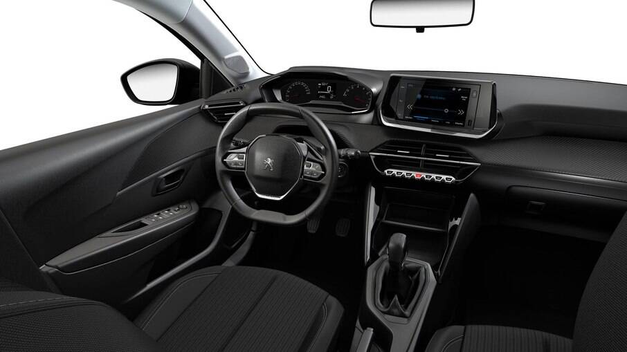Peugeot 208 1.6 Like tem interior que foge do convencional, com cluster em posição elevada, entre outros itens