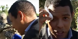 Repórter leva tapa de grávida durante cobertura ao vivo em jornal