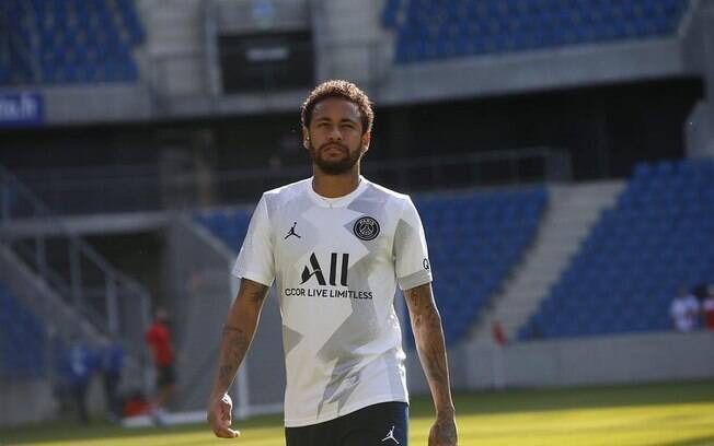 Neymar sofreu lesão na coxa