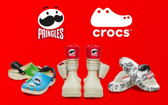 Pringles e Crocs anunciam parceria de estilo e crocância