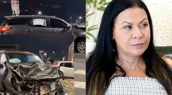 Dona Ruth, mãe de Marília Mendonça, sofre acidente de carro