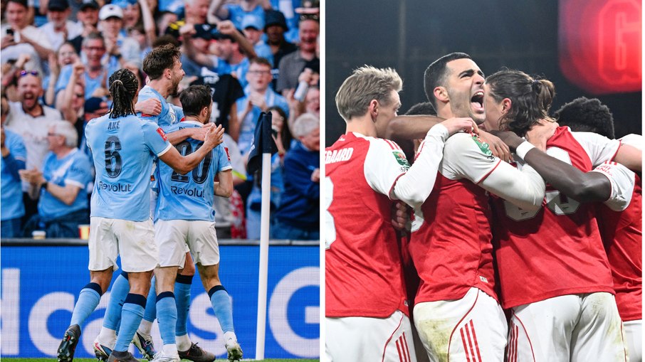 Manchester City e Arsenal estão na corrida pelo título da Premier League
