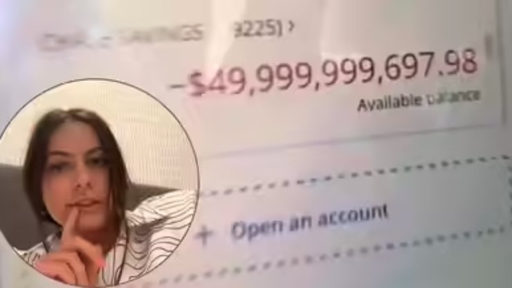 Mulher vai a bar, banco erra e conta tem débito bilionário