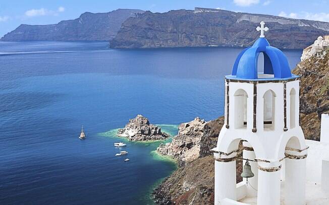 Santorini é um paraíso na Grécia