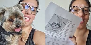 Vizinha deixa cartinha sobre cachorro ansioso; resposta emociona