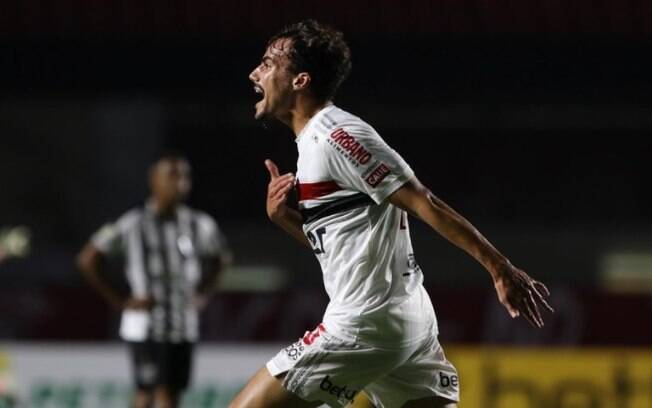 Igor Gomes marcou um dos gols da vitória do São Paulo sobre o Atlético-MG