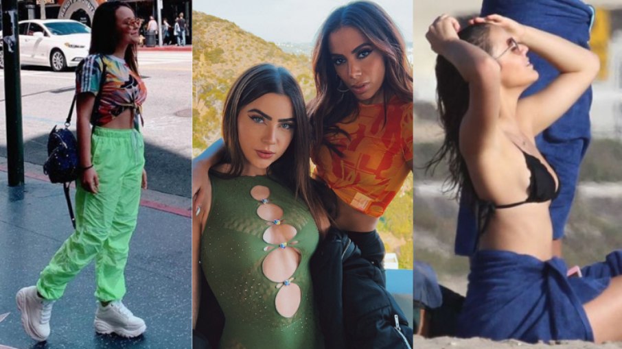 Larissa Manoela, Jade Picon, Anitta e Bruna Marquezine em Los Angeles