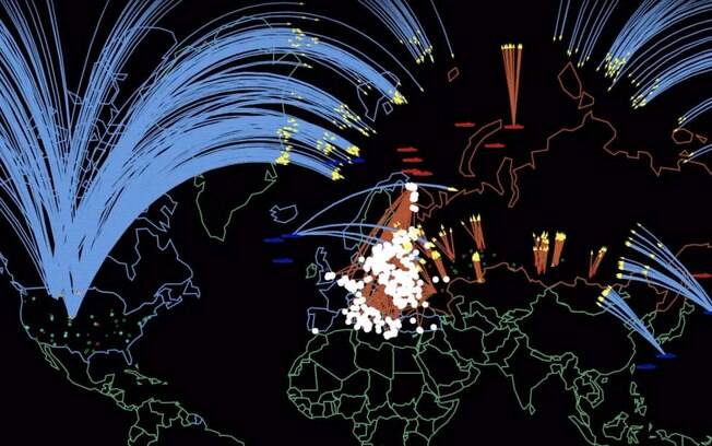Simulação realizada no estudo mostra como seria uma guerra nuclear entre os países