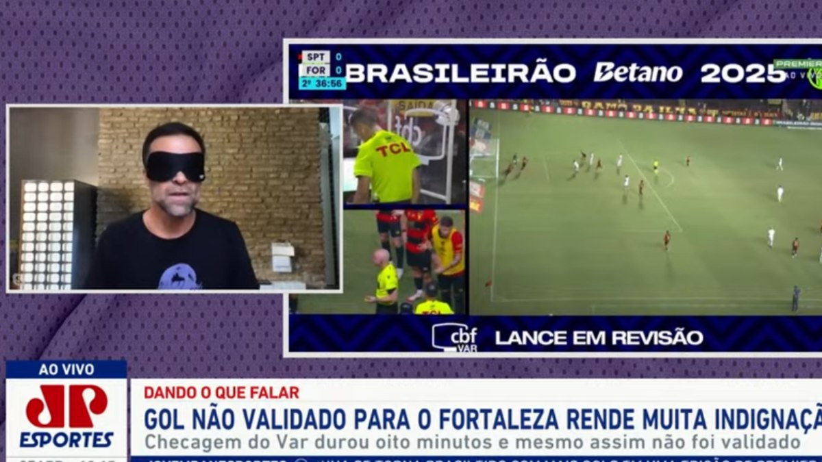 Thiago Asmar expressou sua revolta contra a arbitragem de Sport x Fortaleza Thiago Asmar expressou sua revolta contra a arbitragem de Sport x Fortaleza