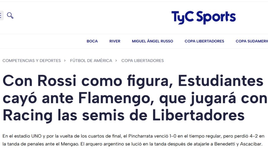 Rossi - TyC Sports Rossi - TyC Sports