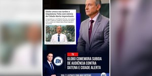Luiz Bacci comemora audiência da Globo em cima do seu ex-programa