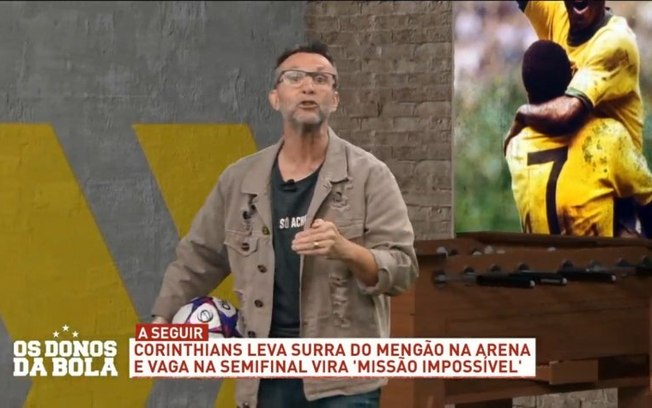 Neto afirma que Corinthians está fora da Libertadores: 'Não dá para enfrentar o Flamengo'