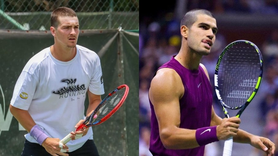 João Fonseca e Carlos Alcaraz se enfrentam pela primeira vez João Fonseca e Carlos Alcaraz se enfrentam pela primeira vez