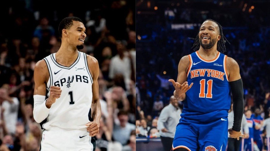 Wembanyama e Jalen Brunson são destaques de Spurs e Knicks