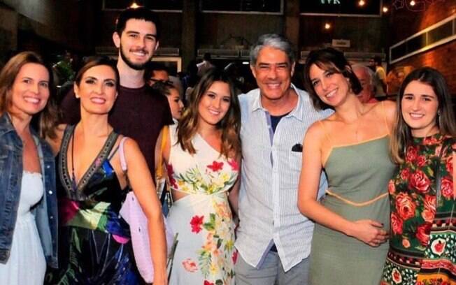 Fátima Bernardes e família