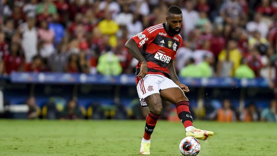 Gerson marcou o gol da vitória do Flamengo sobre o Vasco
