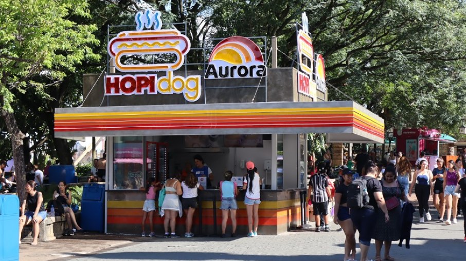 Quiosque da Aurora no Parque Temático Hopi Hari Quiosque da Aurora no Parque Temático Hopi Hari