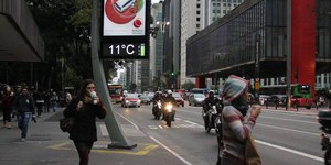 Quando a onda de frio começa a ir embora do Brasil?