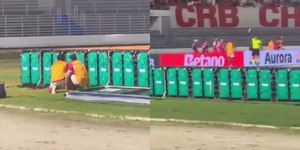 Vídeo: Jogadores se escondem do juiz para tentar fugir do cartão