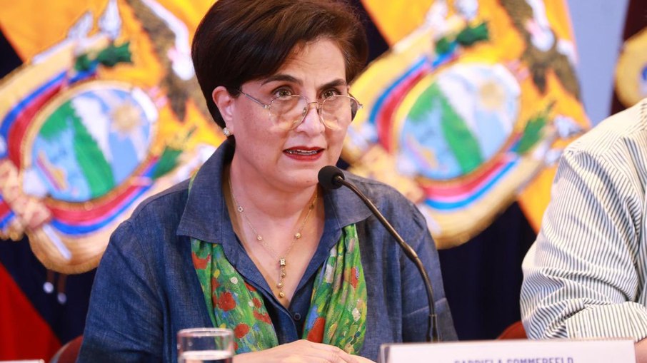 Gabriela Sommerfeld, ministra das Relações Exteriores do Equador