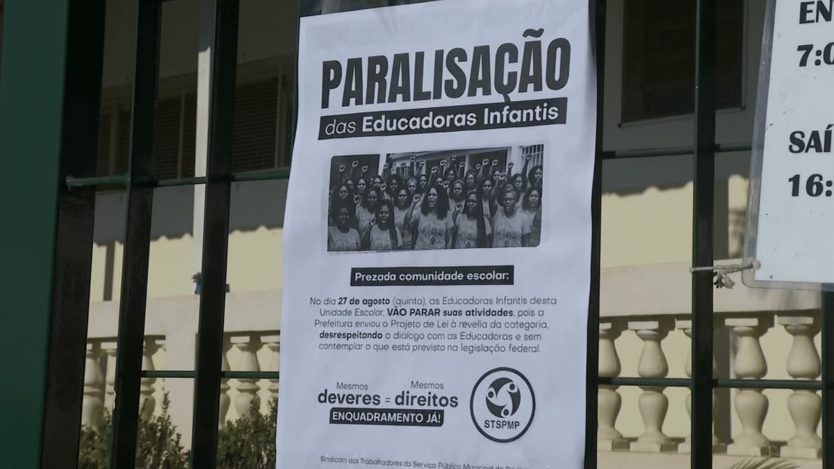 Aviso de paralisação Aviso de paralisação