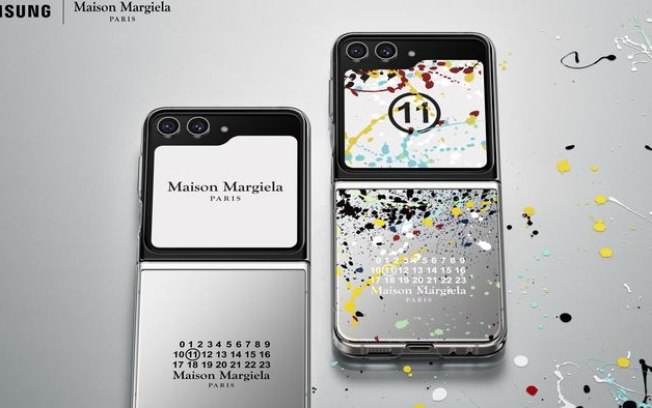 Galaxy Z Flip 5 ganha edição Maison Margiela com visual exclusivo