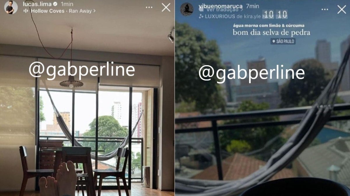 Lucas Lima posta foto na mesma varanda que sua nova namorada