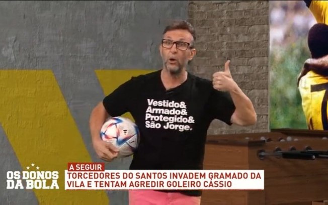 Neto lamenta agressão sofrida por Cássio, culpa árbitro e critica jogador do Corinthians: 'Pipocou para o cara'
