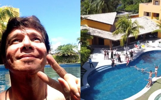 Netinho morava em mansão com piscina de violão e lago; veja