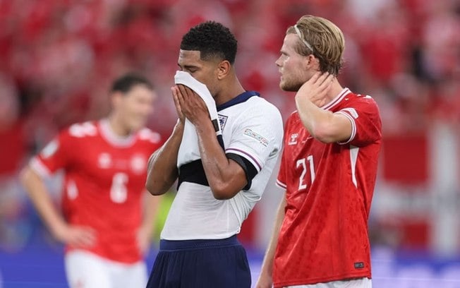 Inglaterra decepciona e fica só no empate contra a Dinamarca