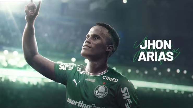 Palmeiras anuncia contratação de Jhon Arias; saiba detalhes