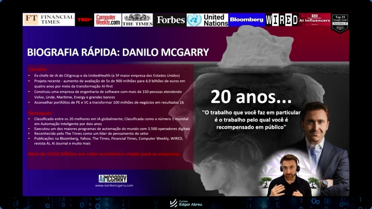 Danilo McGarry fez uma previsão para o mundo do trabalho Danilo McGarry fez uma previsão para o mundo do trabalho