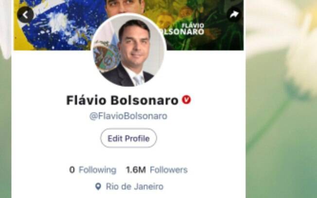 Bolsonaro já tem perfil verificado e quase 100 mil seguidores na rede social de Trump