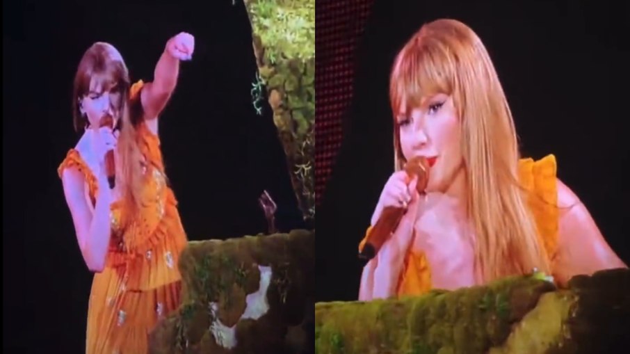 Taylor Swift pausou show para dar água aos fãs: 'Realmente precisam'